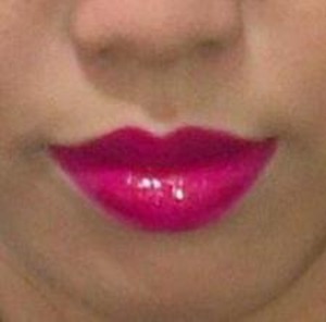 hot pink lips 