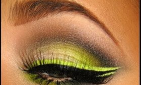 Electric Green Makeup Tutorial