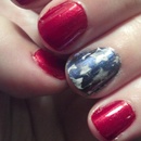patriotic nails - don't forget to vote people ;)