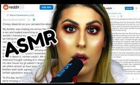 Trying ASMR! | Reading Scary Reddit Stories In ASMR!