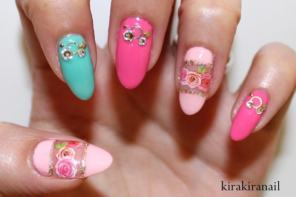 Japanese Summer Nail Art | Kirakiranail K.'s (kirakiranail) Photo