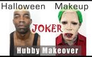 Halloween Makeup - Hubby Makeover - Joker - Suicide Squad