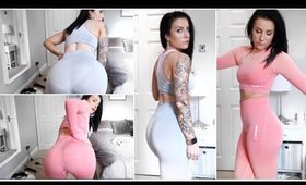 NEW Gymshark Ombre Try-On | HONEST REVIEW | NOT Squat Proof?! 🤔