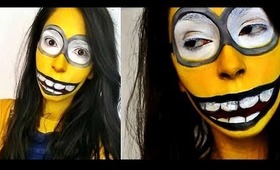 Halloween Makeup: Creepy Despicable Me Minion Makeup