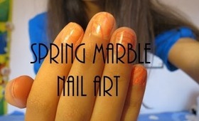 Spring Nail Tutorial-Water Marble!
