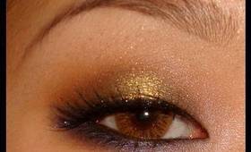 MAC's stacked 2 Gold inspired eyes