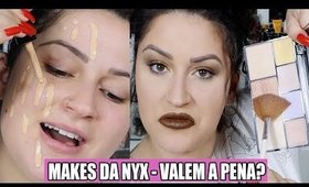 TESTANDO PRODUTOS DA NYX PELA PRIMEIRA VEZ - VALEM A PENA?