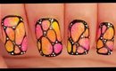 Abstract Butterfly nail art