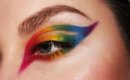 Triple Rainbow Eye Make-Up