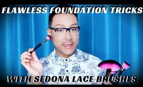 How to create a Flawless Airbrushed Foundation Look with Sedona Lace Brushes- mathias4makeup