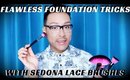 How to create a Flawless Airbrushed Foundation Look with Sedona Lace Brushes- mathias4makeup