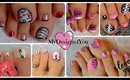 My Toe Nail Art Compilation For Valentine's Day  ♥