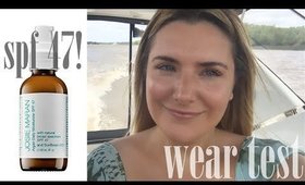JOSIE MARAN DAILY ARGAN TINTED MOISTURIZER SPF 47 FULL DAY WEAR TEST | FIRST IMPRESSIONS