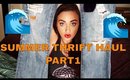 SUMMER THIRFT HAUL TO RESELL ON POSHMARK AND EBAY! | Part 1