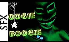 Oogie Boogie UV/Blacklight Makeup Tutorial | Caitlyn Kreklewich