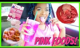 I ATE PINK HEALTHY FOOD FOR 24 HOURS