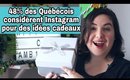 48% des Québécois considèrent Instagram pour des idées cadeaux!!!