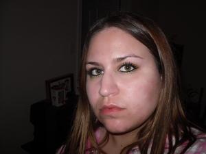 Not my best looking pic, but I love the eye makeup!