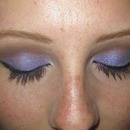 Shimmery Purple Make-Up