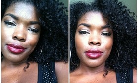 Affordable Holiday Glitter and Deep Lips For Black Women
