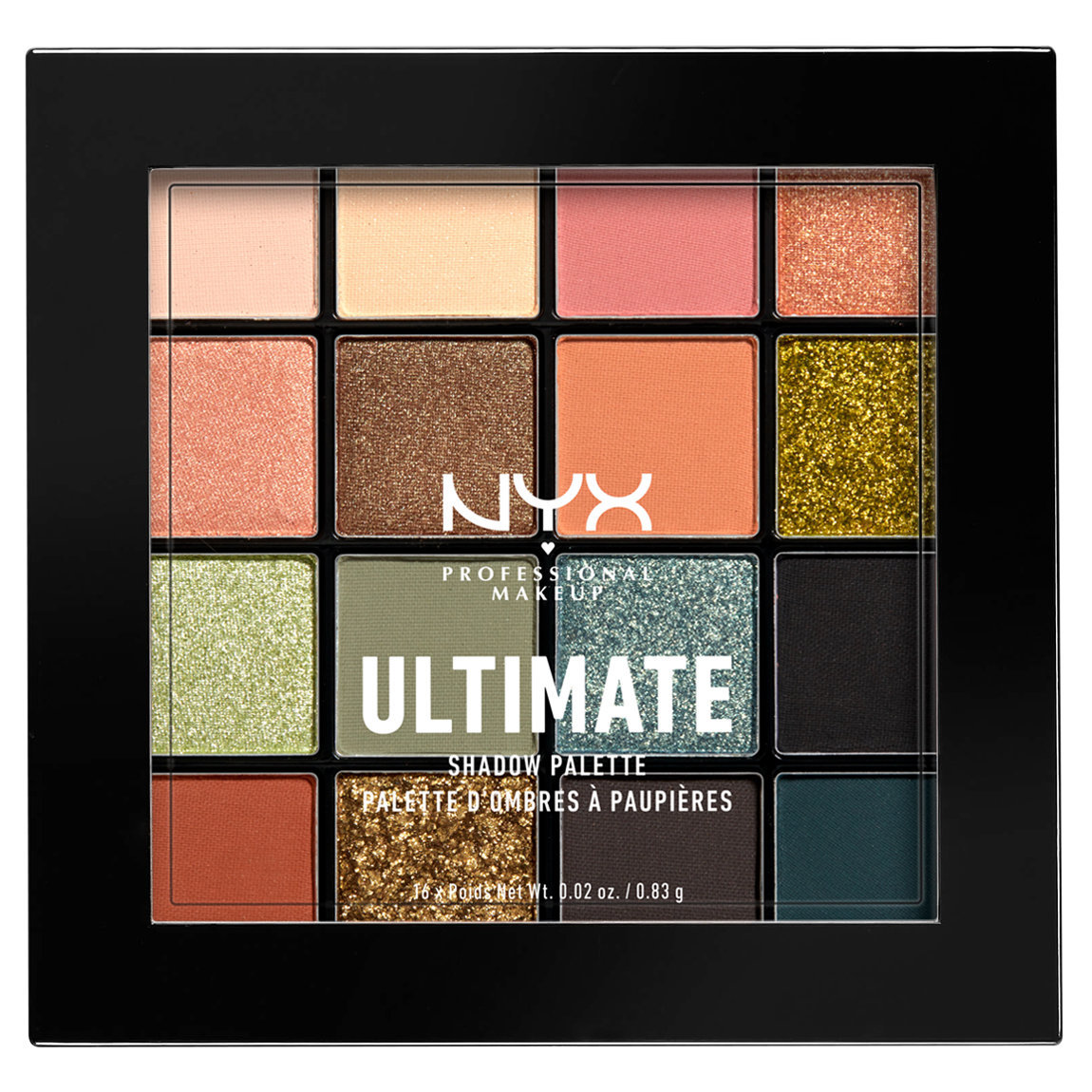 NYX Professional Makeup Ultimate Shadow Palette Ultimate Utopia alternative view 1 - product swatch.