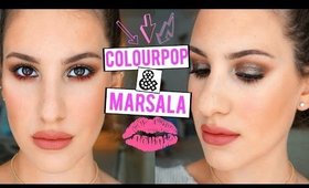 COLOURPOP + MARSALA Makeup Tutorial ♡ JamiePaigeBeauty