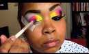 Smoked Out Rainbow Make Up Tutorial~ Inspired look