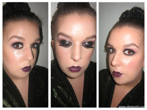 Glossy evening look as an entry to a competition xx