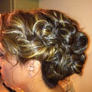 Formal updo side view 