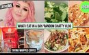 RAMBLE VLOG: What I Eat In A Day (Realistic + Vegan) + Getting A Poshmark & Doing My Own Nails