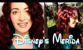 'Brave' Merida Makeup & Hair Halloween Tutorial! | Aussie Disney Collab!