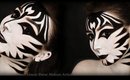 Zebra Halloween Makeup
