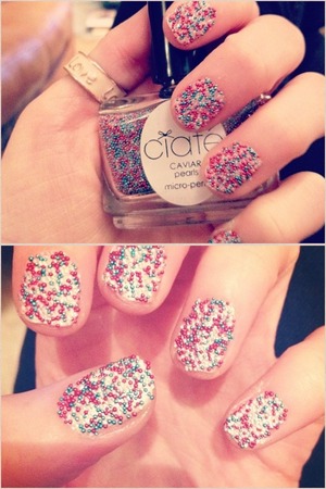 Caviar manicure by Ciate. Own nails