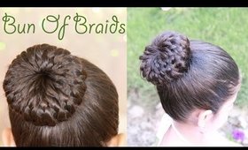 Bun Of Braids With #MissAnand : Hairstyle