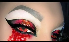 Halloween Sexy Vampire / Demon / Witch Makeup Tutorial 2017