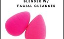 how to Clean Your Beauty Blender w/Facial Cleanser |Makeigurl