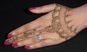 How to Make Henna Mehendi Design : Simple Indian/Pakistani Bridal Mehendi