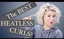 The BEST HEATLESS CURLS?! | Milabu