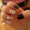 Black and white nails!