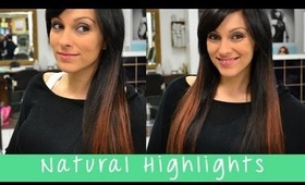 How to Add Natural Highlights with Clip On Hair Extensions | Instant Beauty ♡
