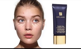 ESTEE LAUDER DOUBLE WEAR MAXIMUM COVER FOUNDATION REVIEW / DEMO