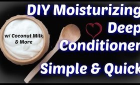 DIY Moisturizing Deep Conditioner for Natural Hair (4c, 4b, 4a hair friendly)
