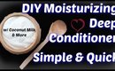 DIY Moisturizing Deep Conditioner for Natural Hair (4c, 4b, 4a hair friendly)