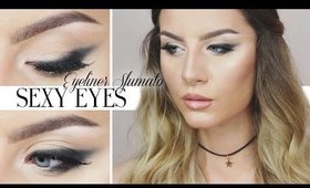 Tutorial Trucco Eyeliner Sfumato Occhi da Gatta - Lauren Alaina Road Less Traveled Inspired Makeup