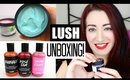 LUSH CHRISTMAS COLLECTION 2016 UNBOXING! All Vegan Skincare!