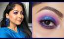Easy Blue Halo Eyemakeup | Makeup for Festival/Parties/Weddings | Stacey Castanha
