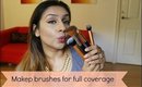 Makeup brushes for full coverage foundation | Makeup With Raji
