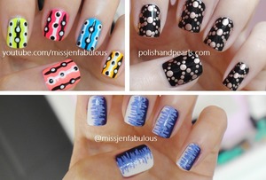 for a video tutorial on all three designs check out my youtube! youtube.com/missjenfabulous 