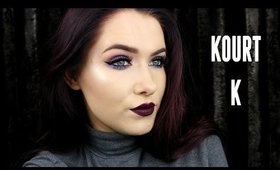 Dark Vampy Make Up | Kourt K Lip Kit Inspired Look ♡