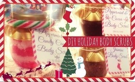 ❄ 4 DIY Holiday Body Scrubs ❄